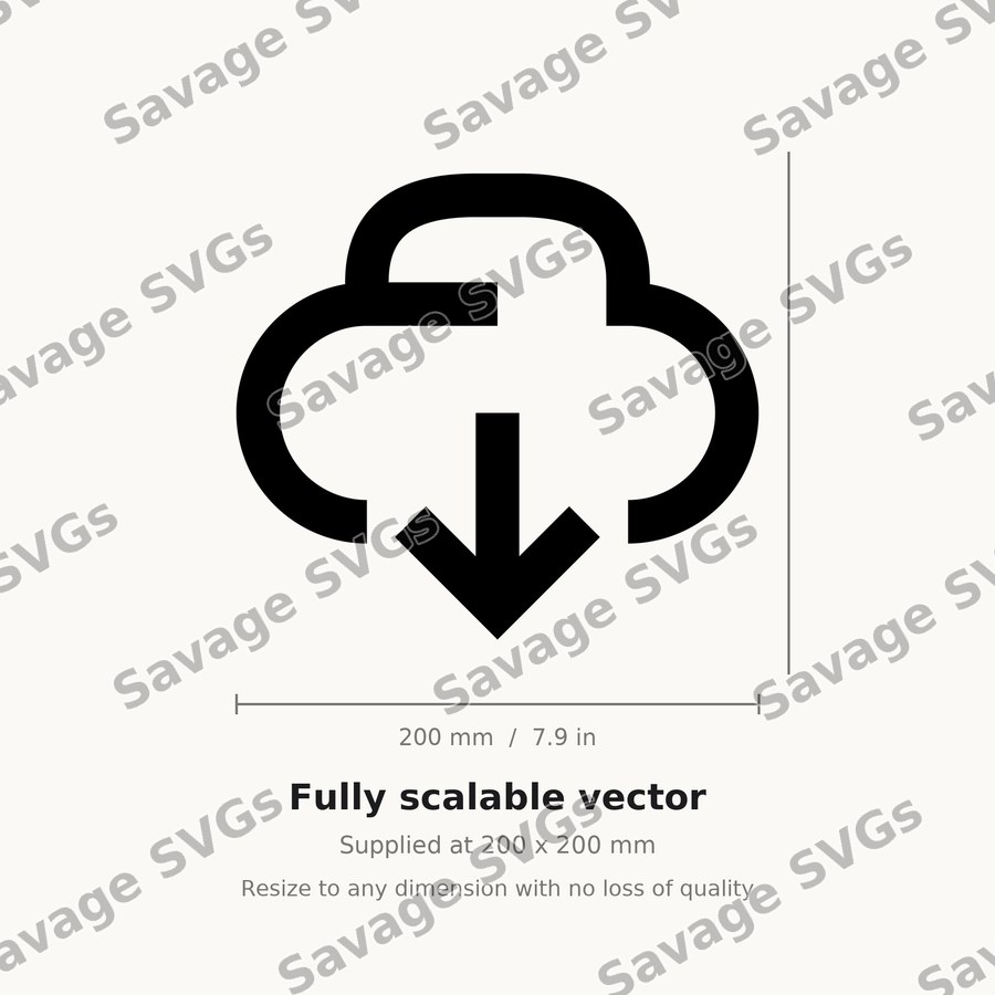Cloud Download Icon