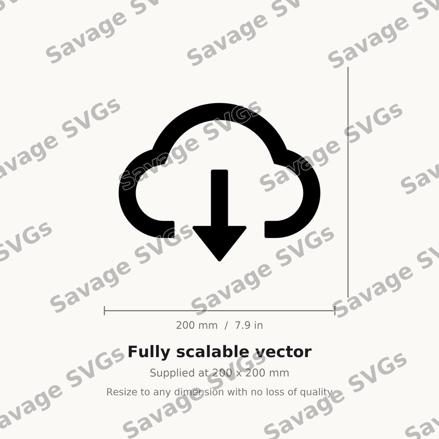 Cloud Download Icon
