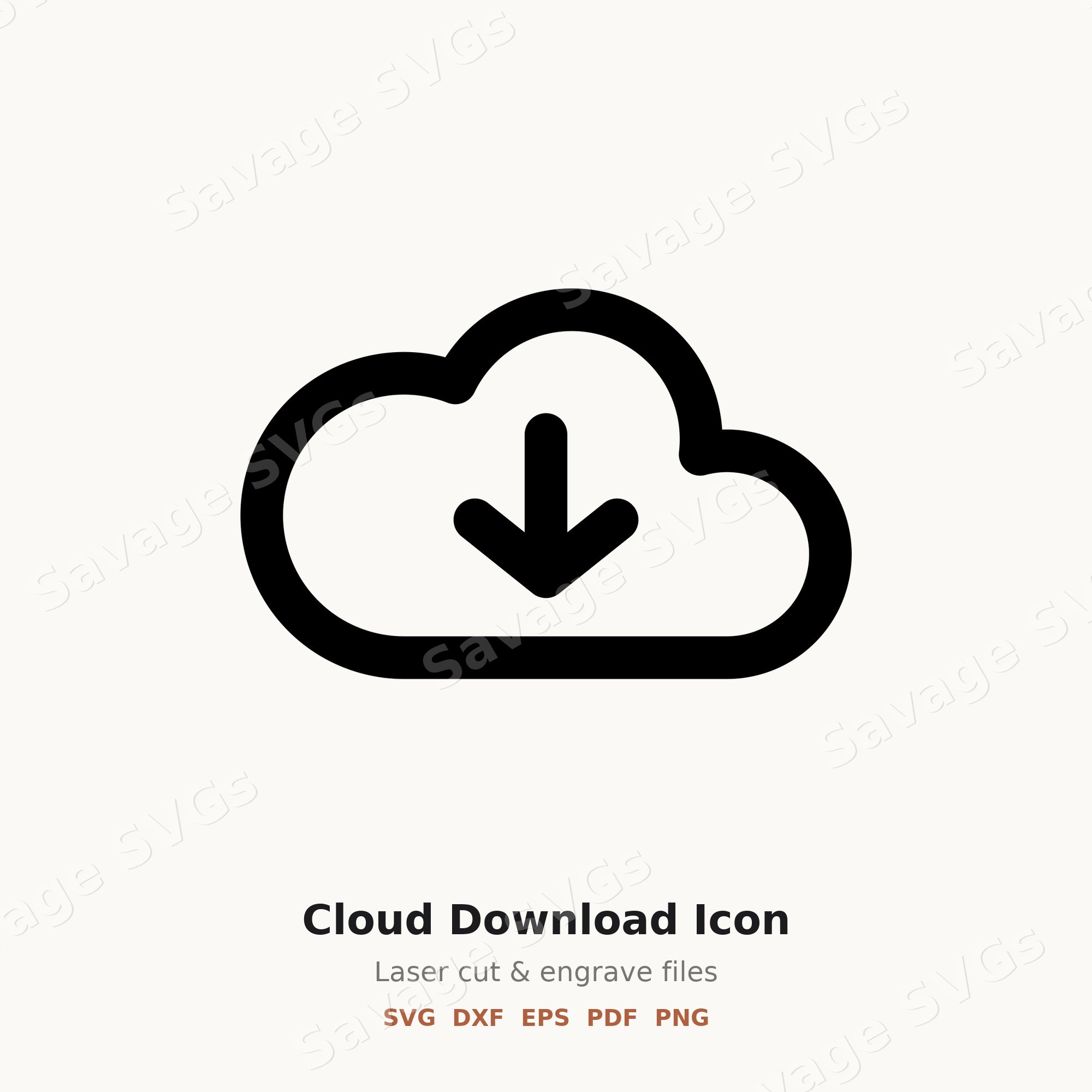 Cloud Download Icon