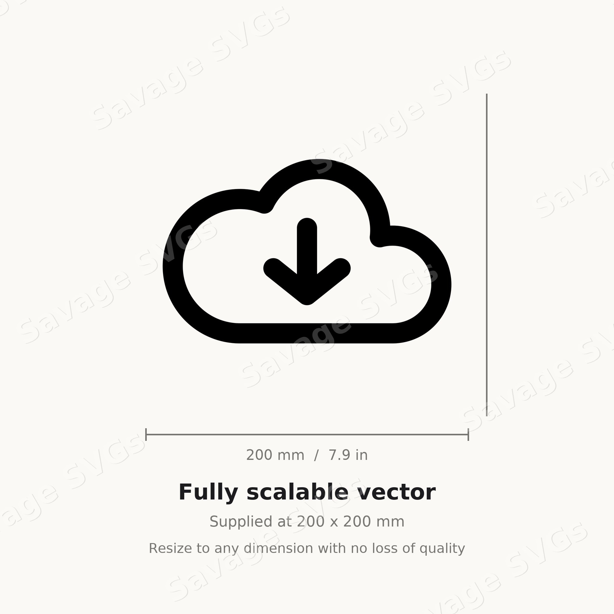 Cloud Download Icon