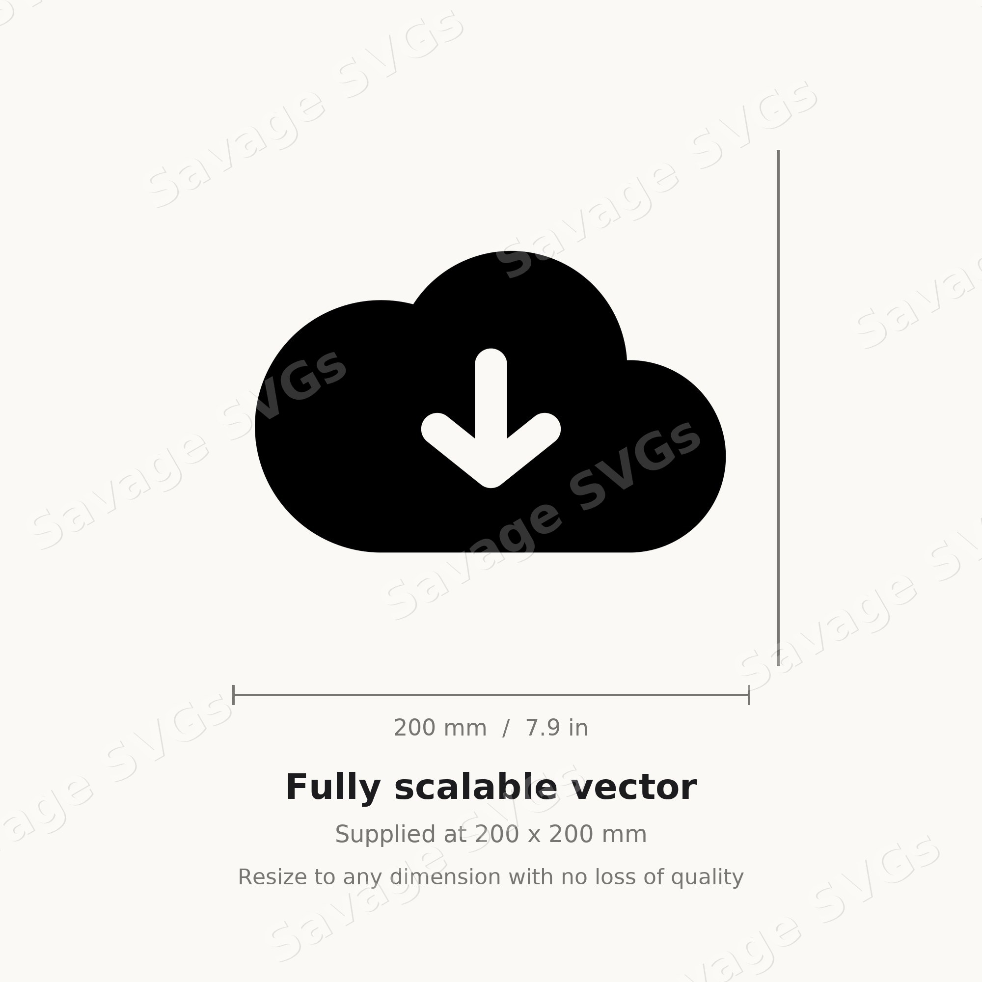 Cloud Download Icon