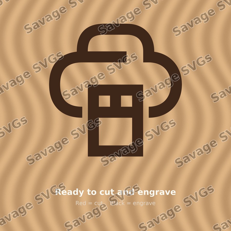 Cloud Printer Icon