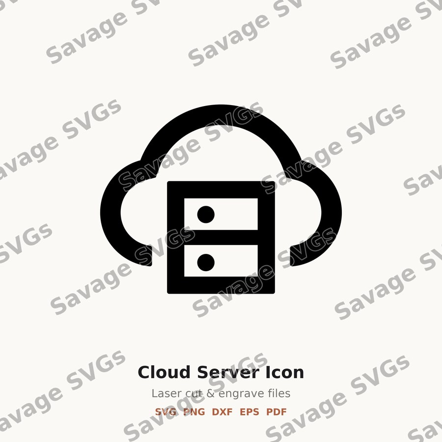 Cloud Server Icon