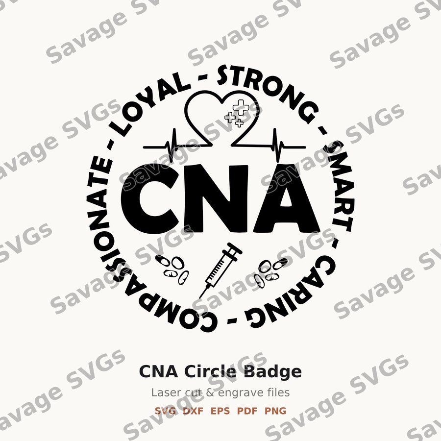 CNA Circle Badge