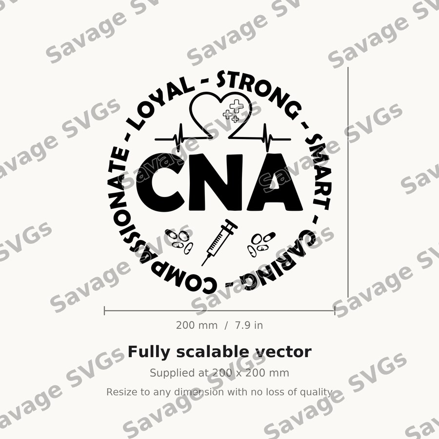CNA Circle Badge