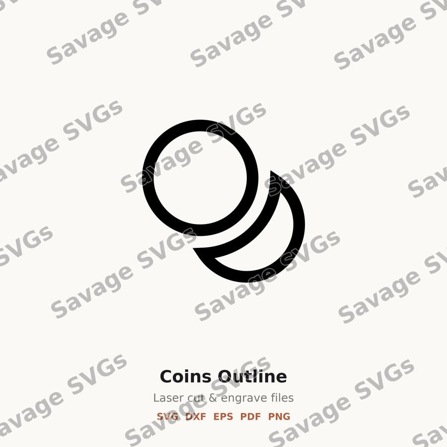 Coins Outline