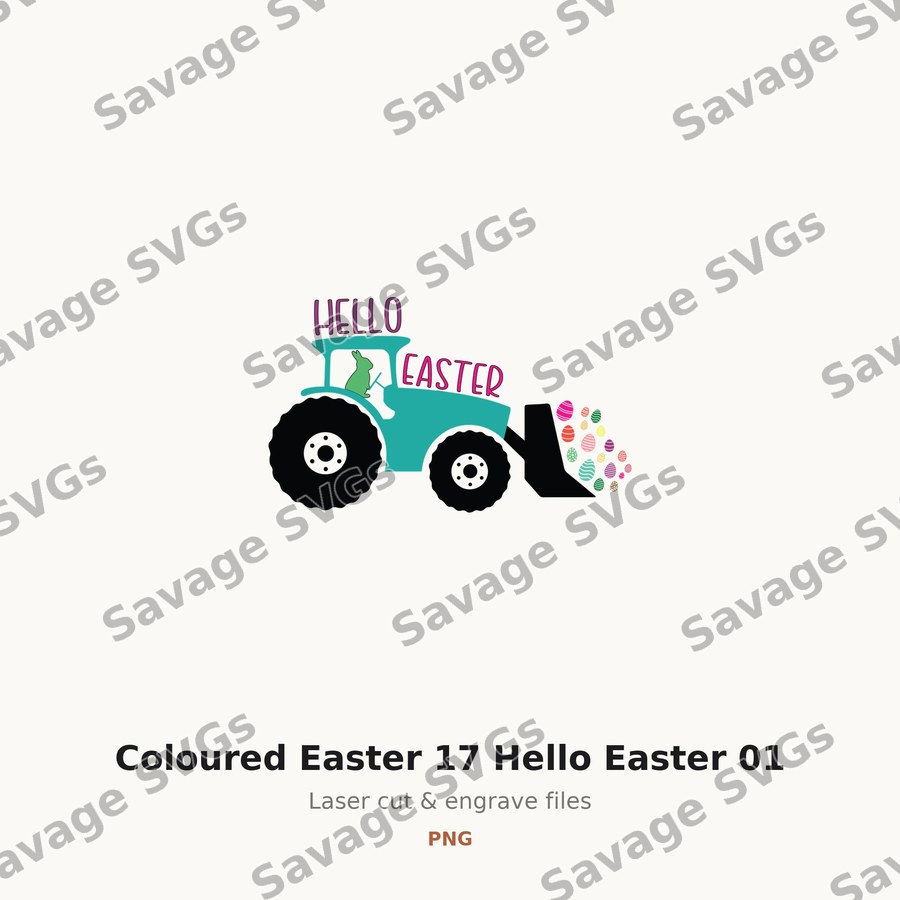 Coloured Easter 17 Hello Easter 01