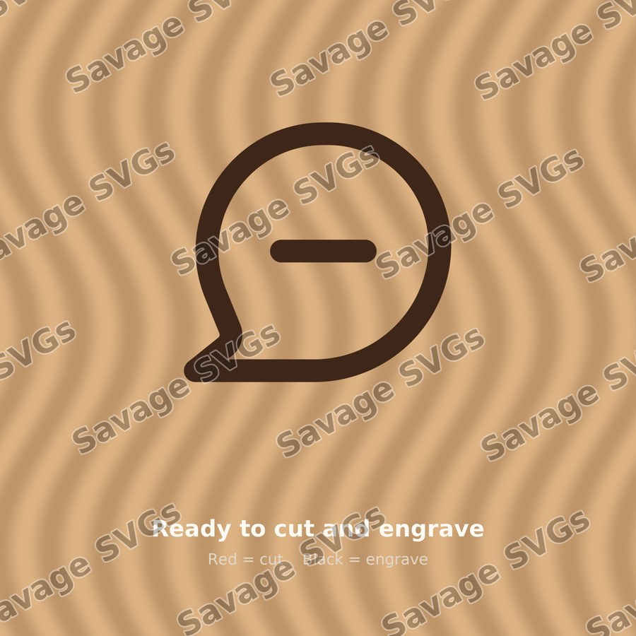 Comment Minus Outline
