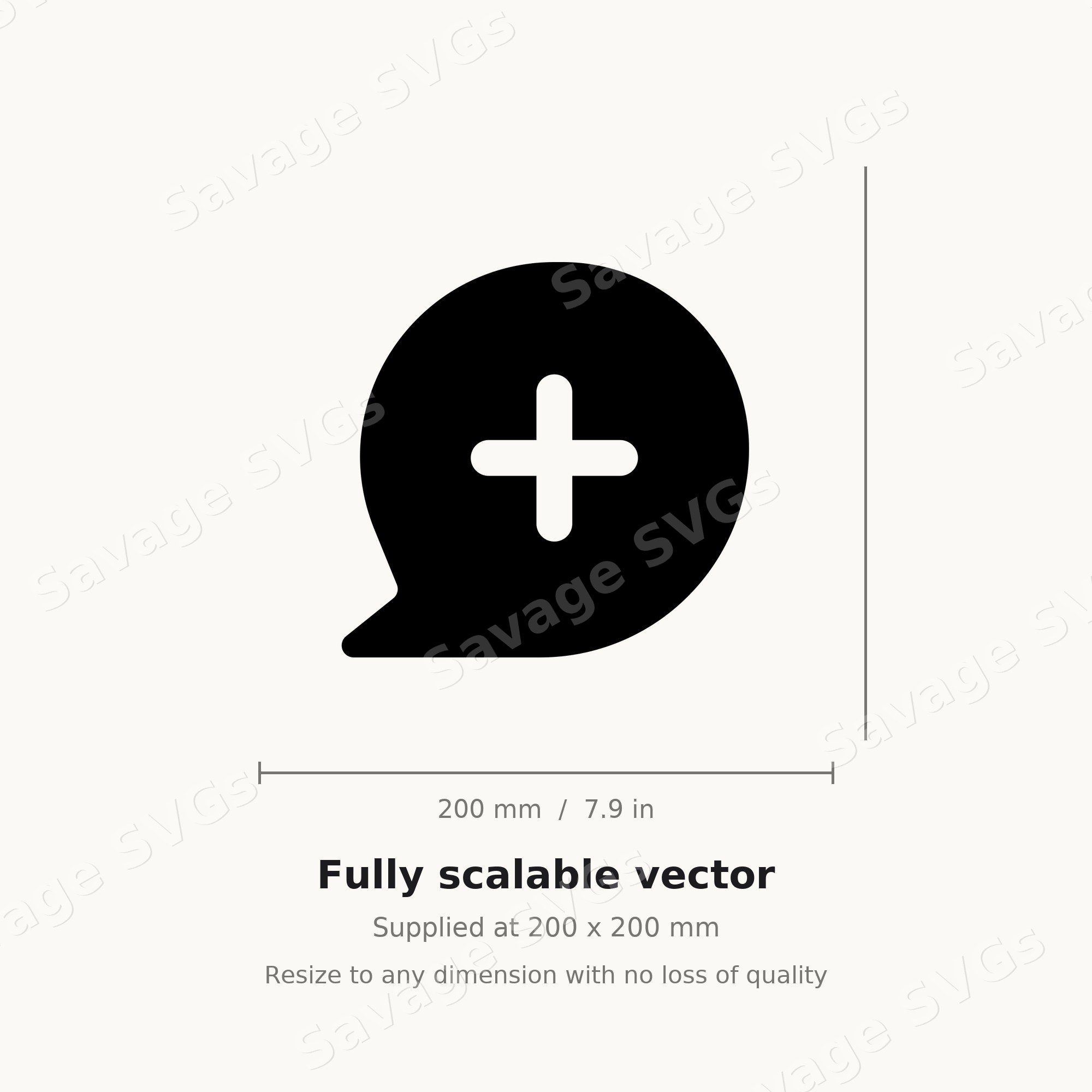 Speech Bubble Plus
