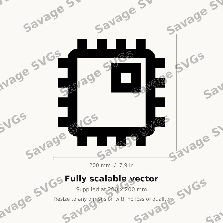 Computer Chip Icon