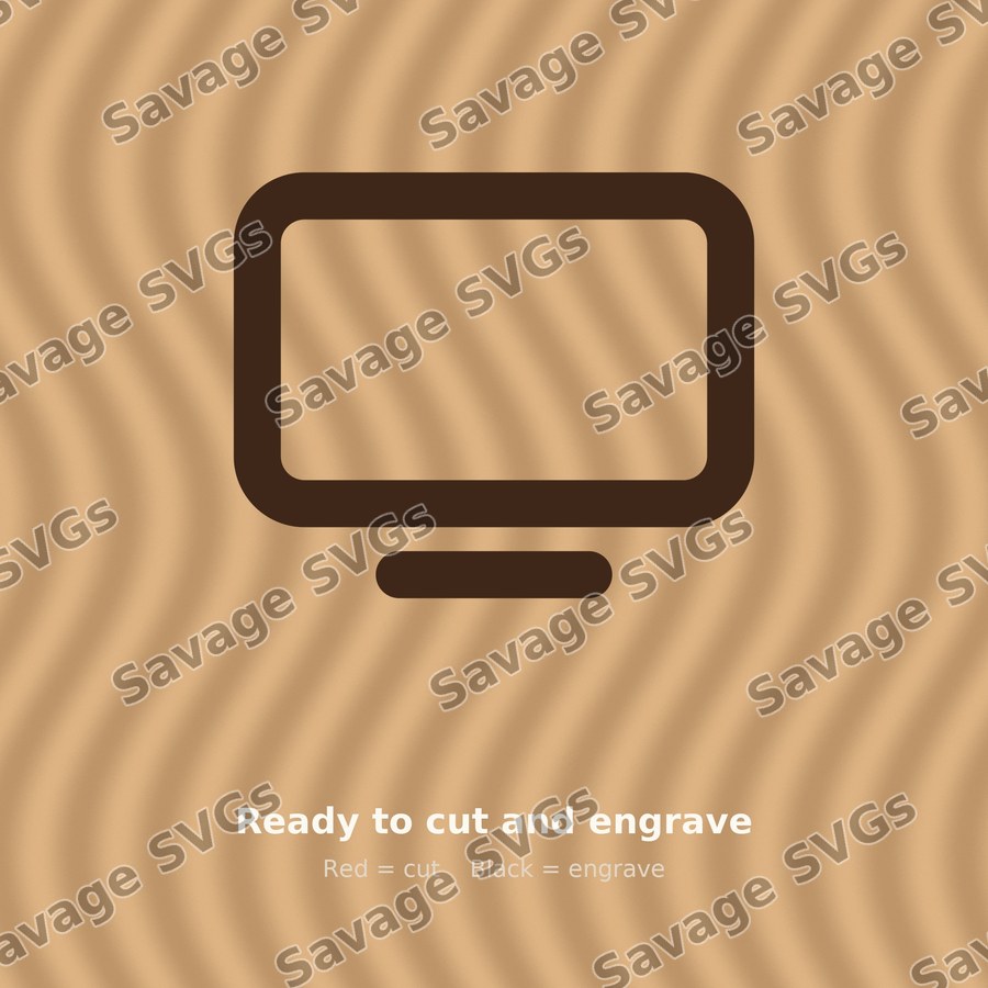 Computer Monitor Icon