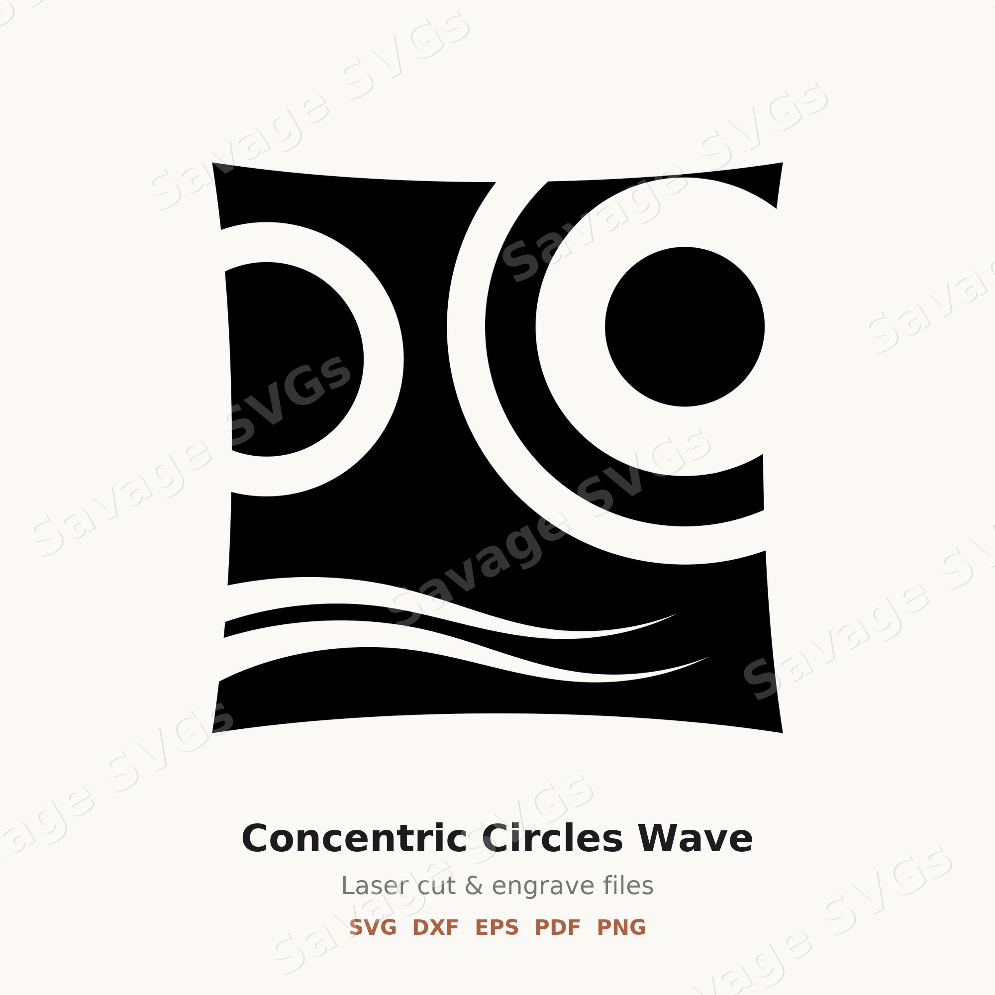 Concentric Circles Wave