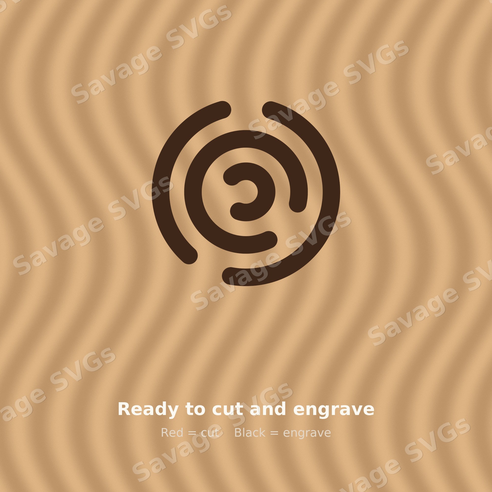 Concentric Ring Spiral