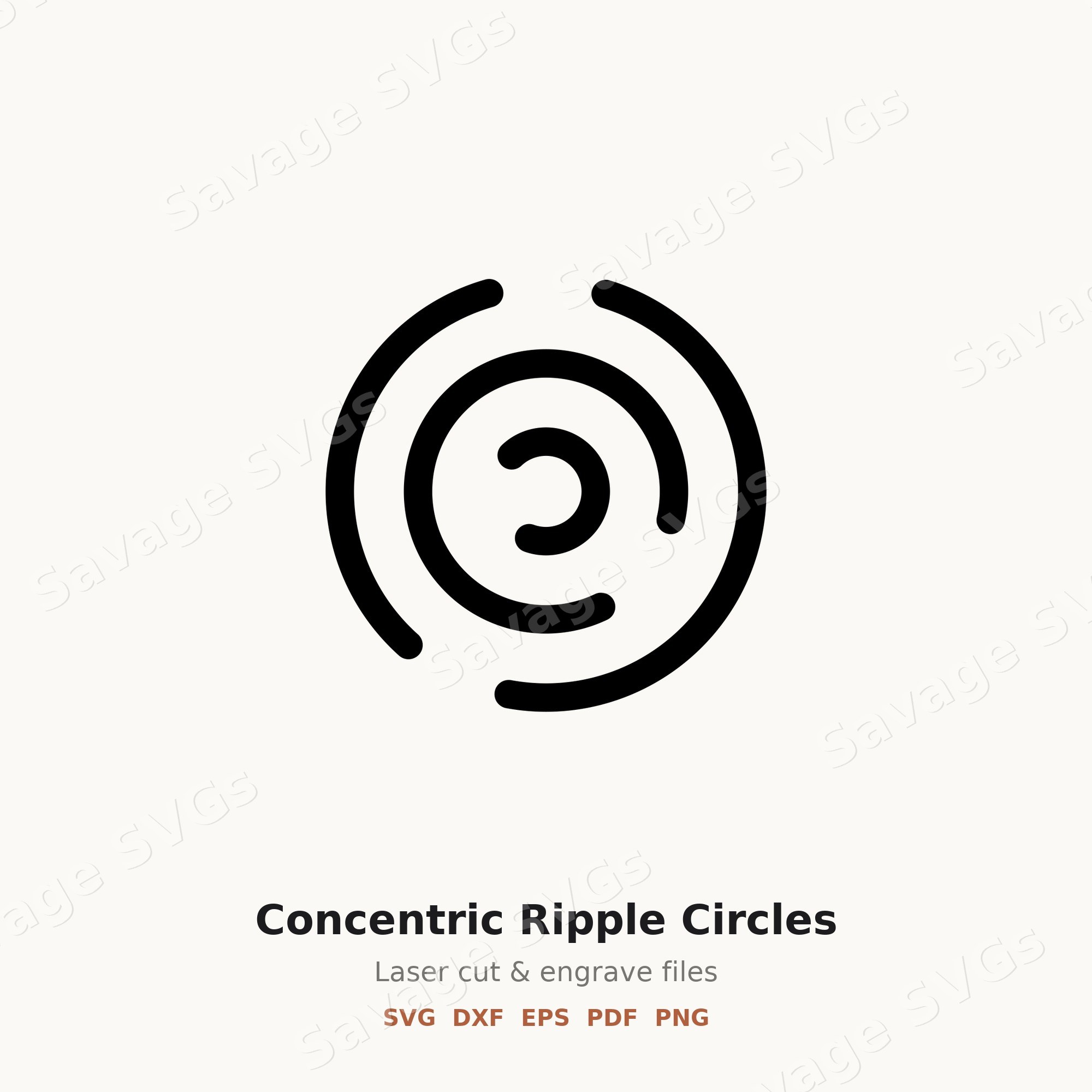 Concentric Ripple Circles