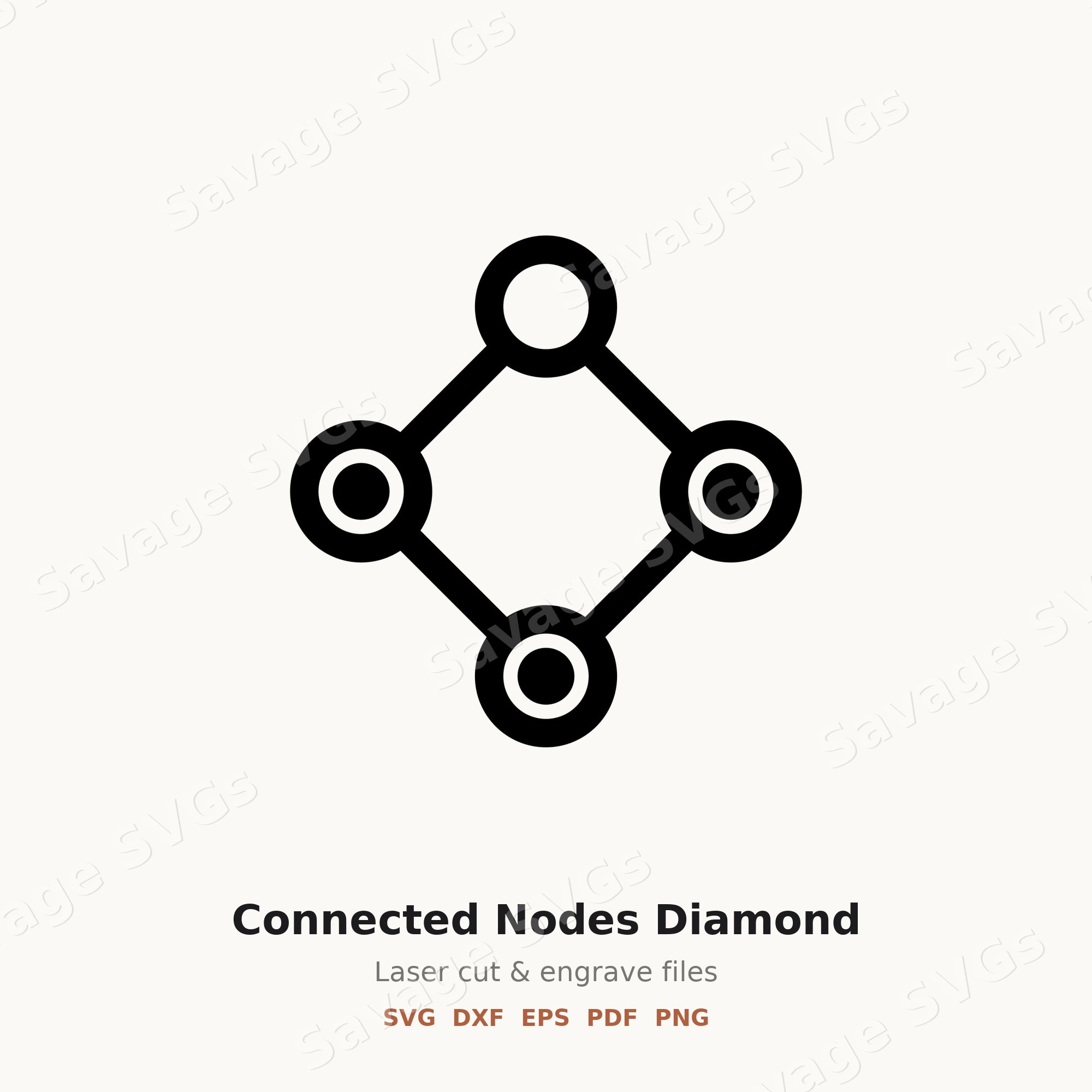 Connected Nodes Diamond