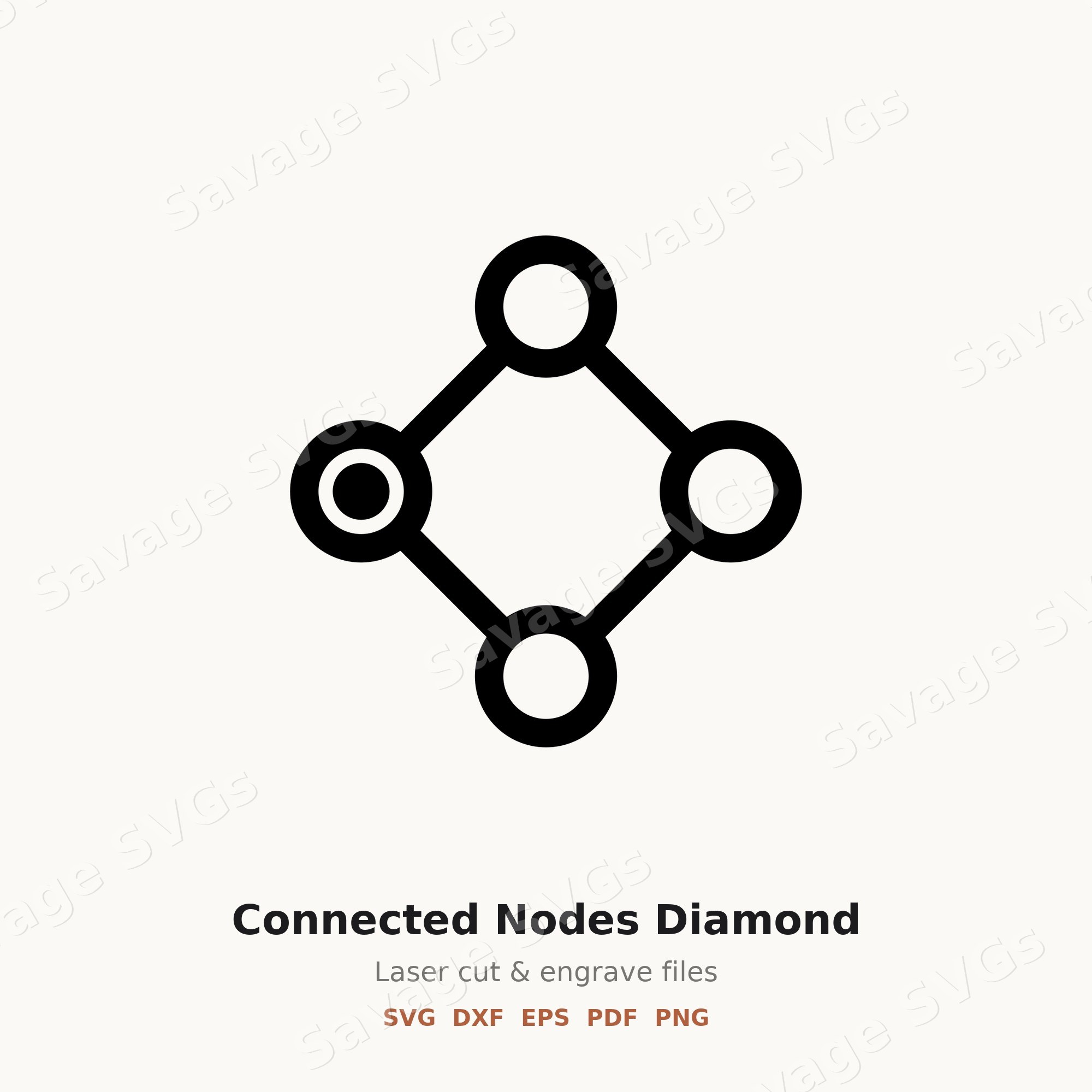 Connected Nodes Diamond