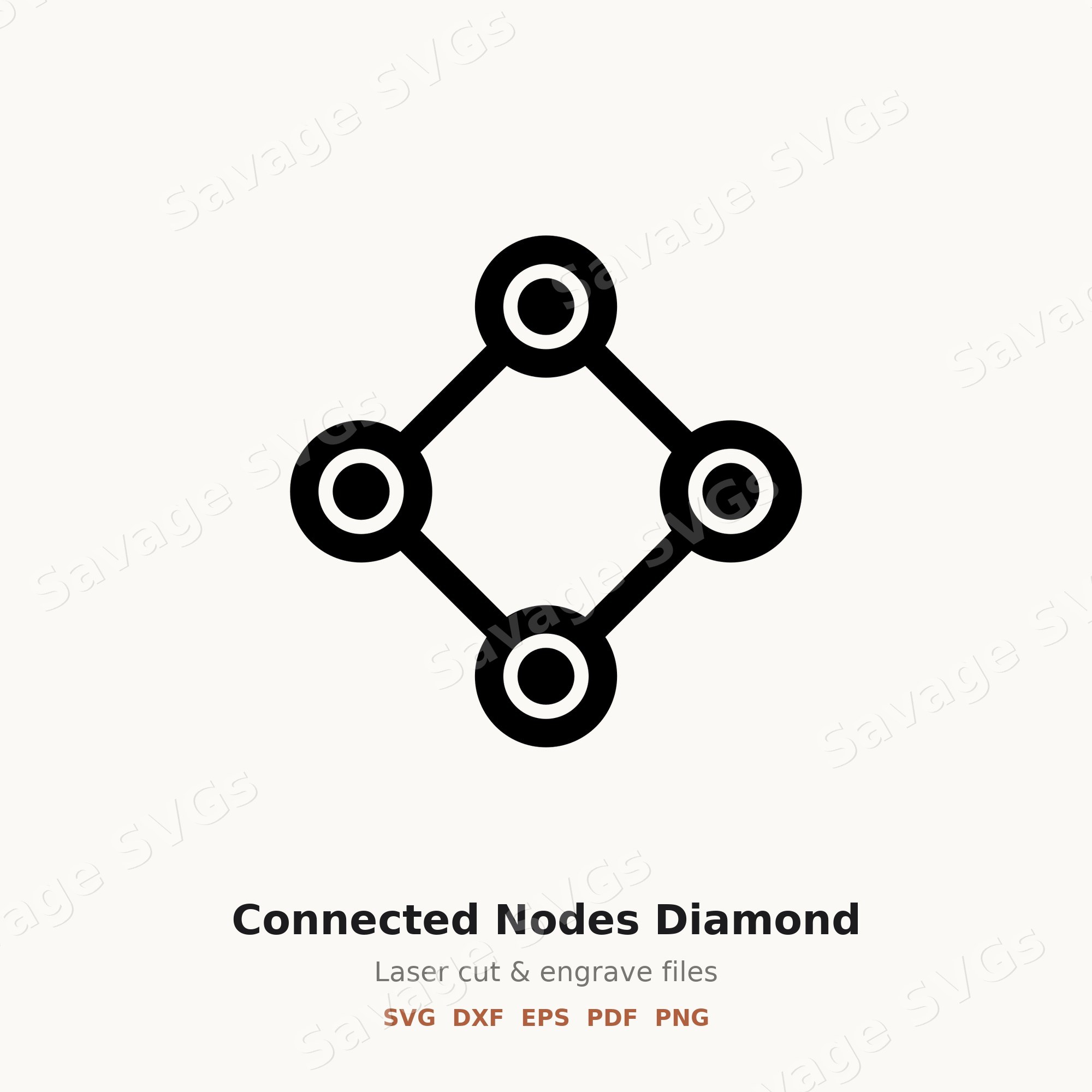 Connected Nodes Diamond