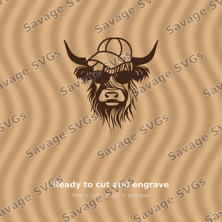 Cool Highland Cow