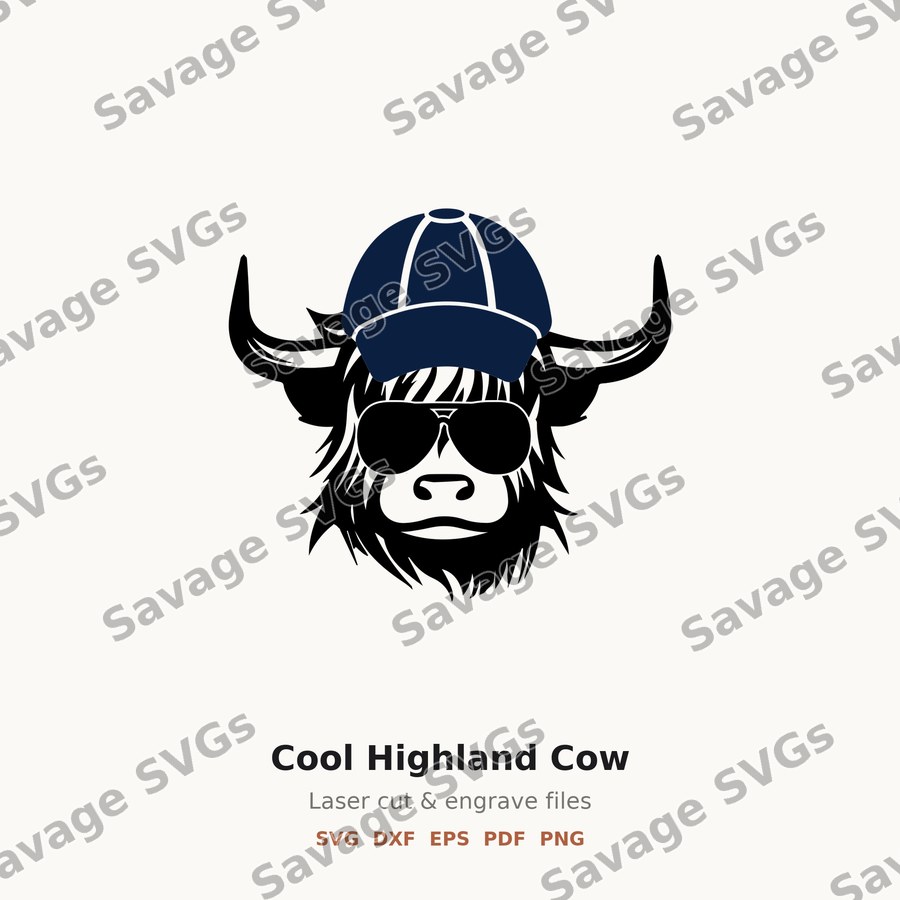 Cool Highland Cow