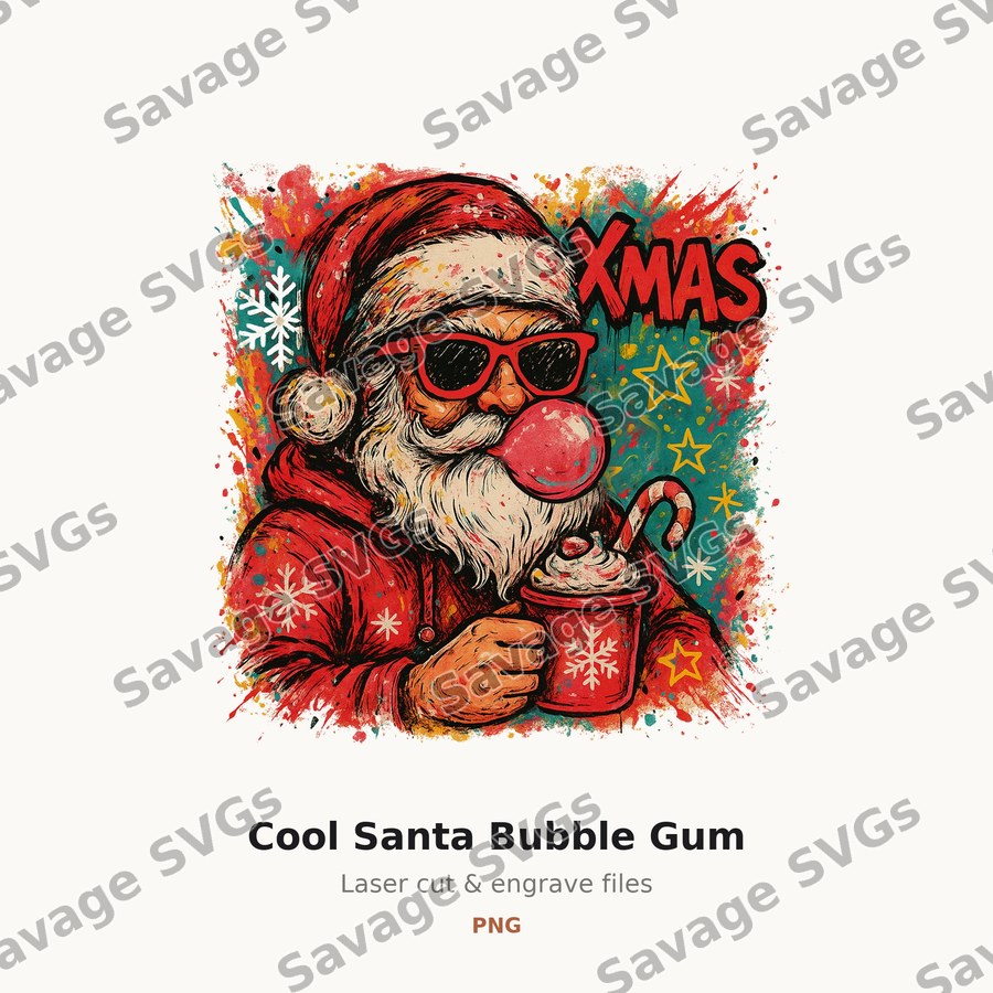 Cool Santa Bubble Gum