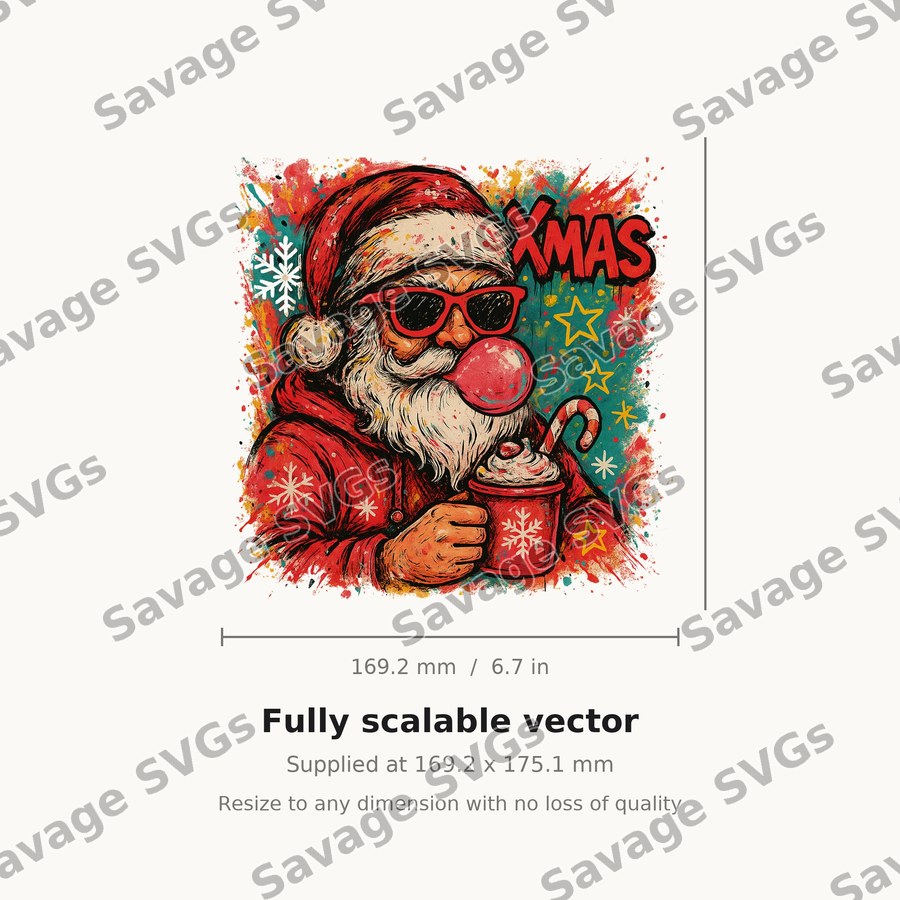 Cool Santa Bubble Gum