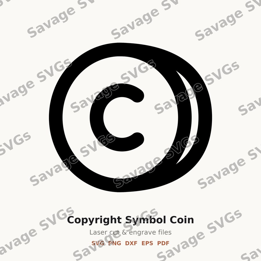 Copyright Symbol Coin