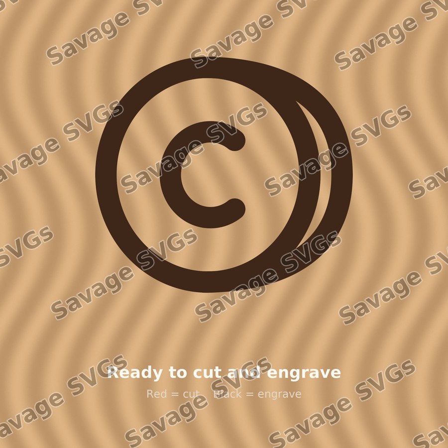 Copyright Symbol Coin