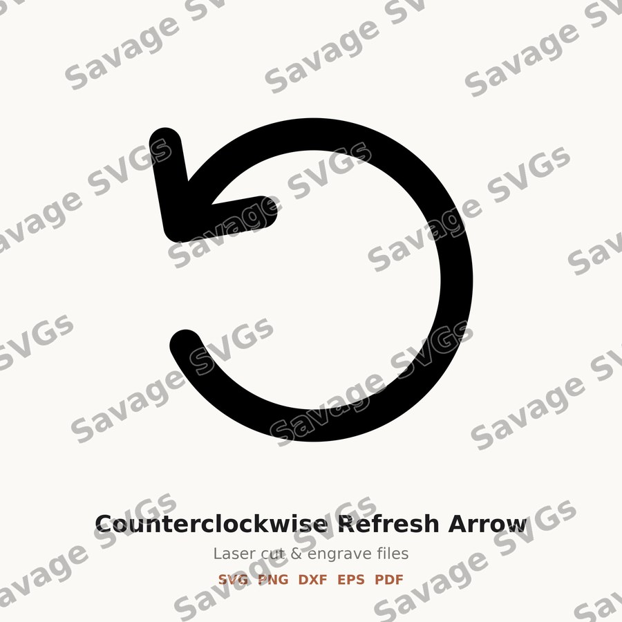 Counterclockwise Refresh Arrow