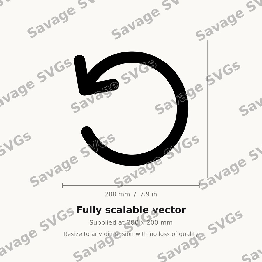 Counterclockwise Refresh Arrow
