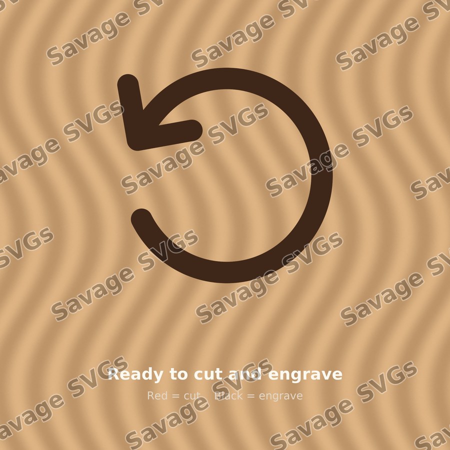 Counterclockwise Refresh Arrow
