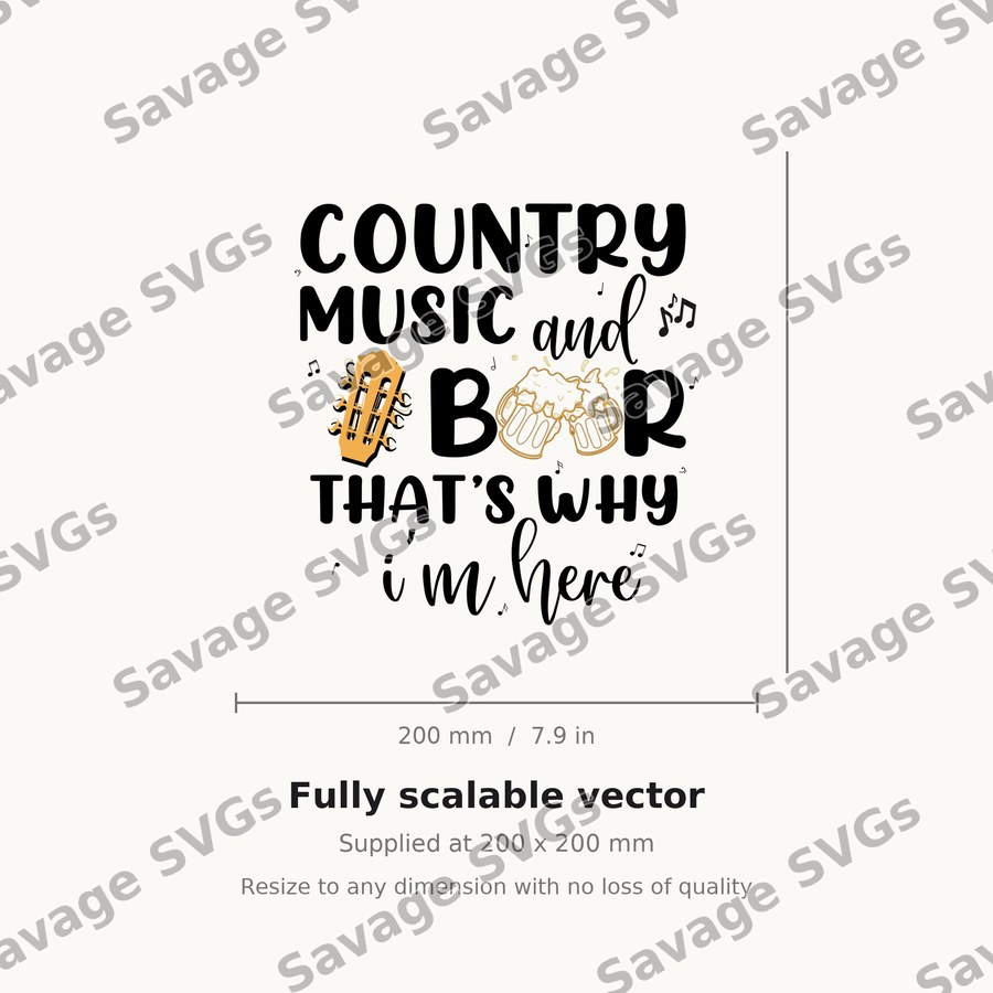 Country Music And Beer