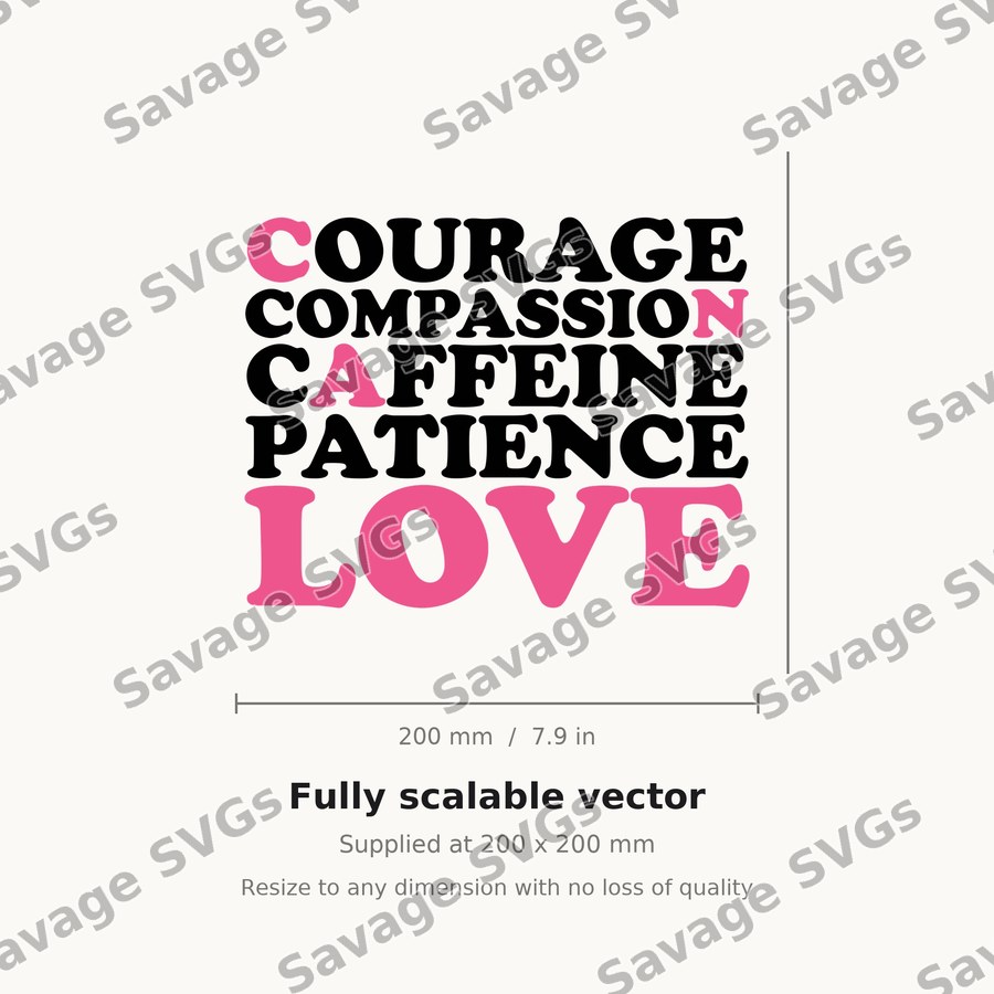 Courage Compassion Caffeine Love