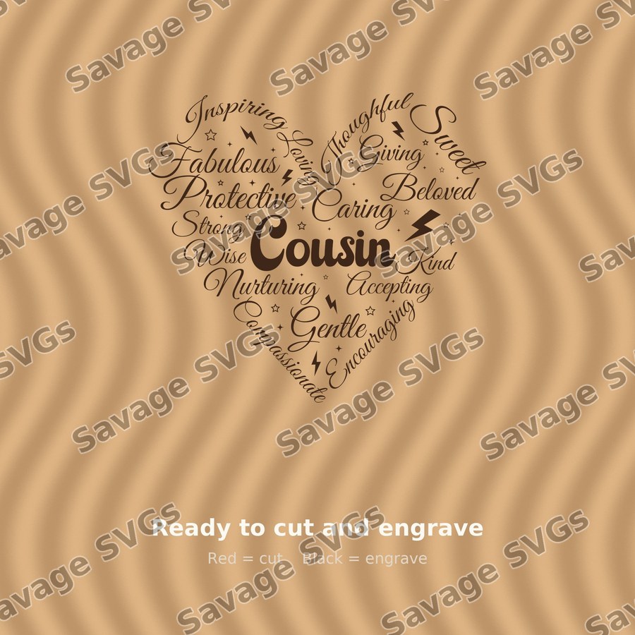 Cousin Word Heart