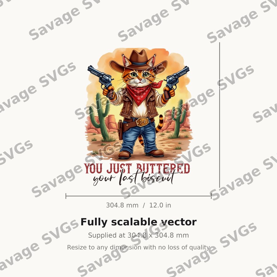 Cowboy Cat Gunslinger