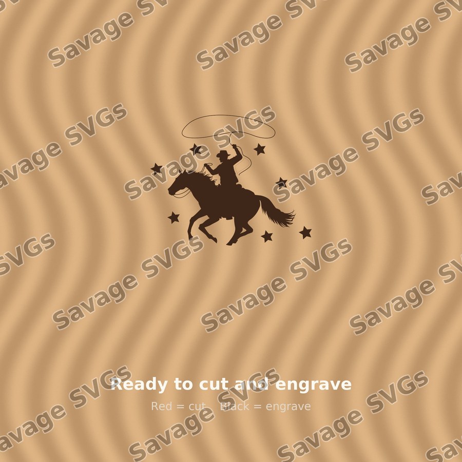 Cowboy Roping Horse
