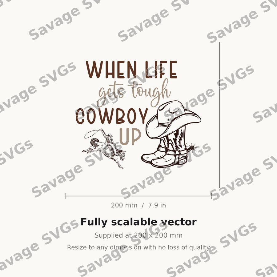Cowboy Up Quote