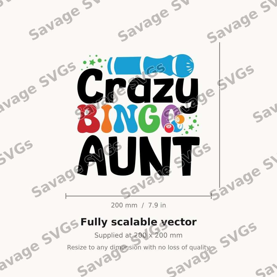 Crazy Bingo Aunt