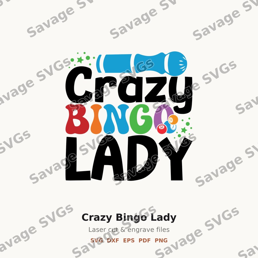 Crazy Bingo Lady