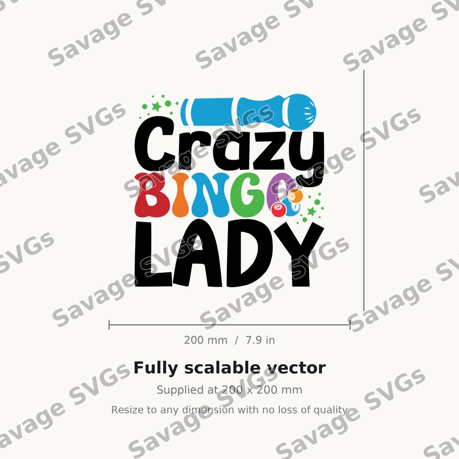 Crazy Bingo Lady
