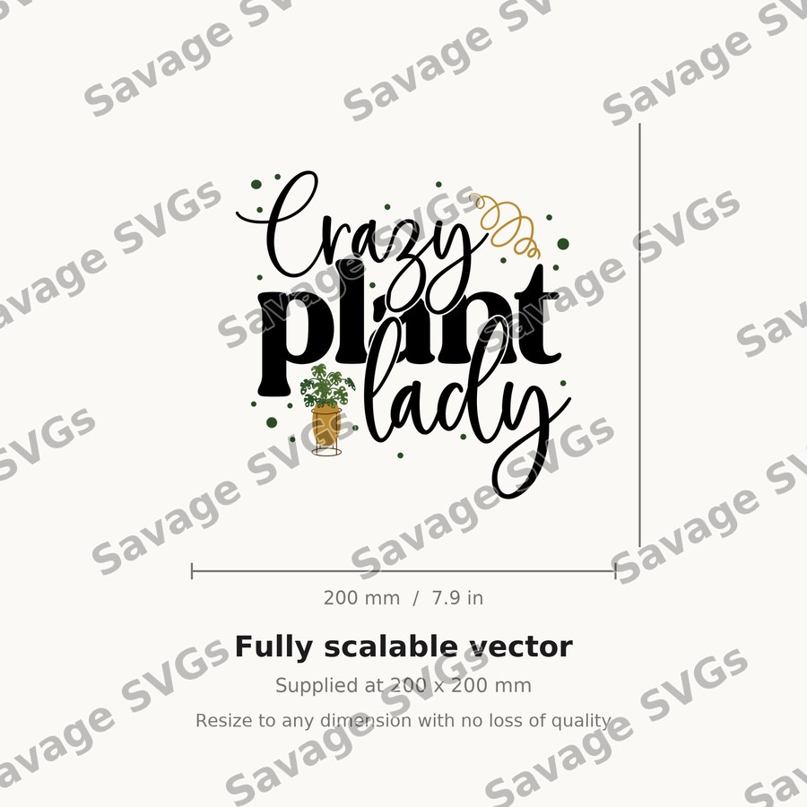 Crazy Plant Lady 01