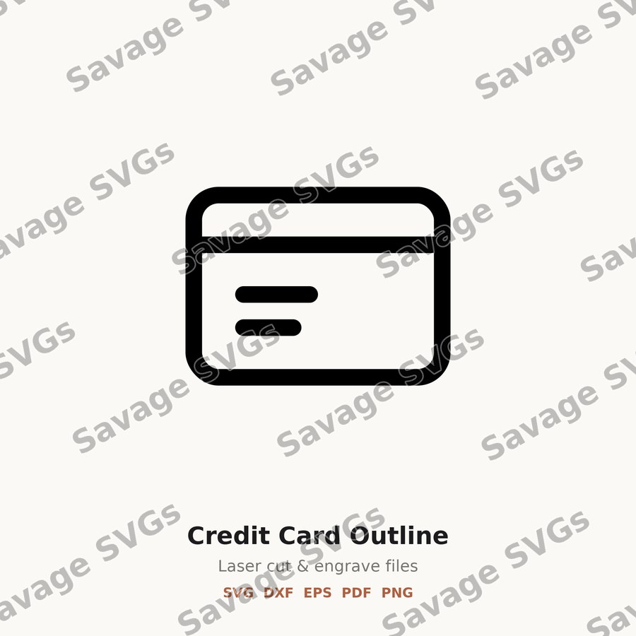 Credit Card Outline