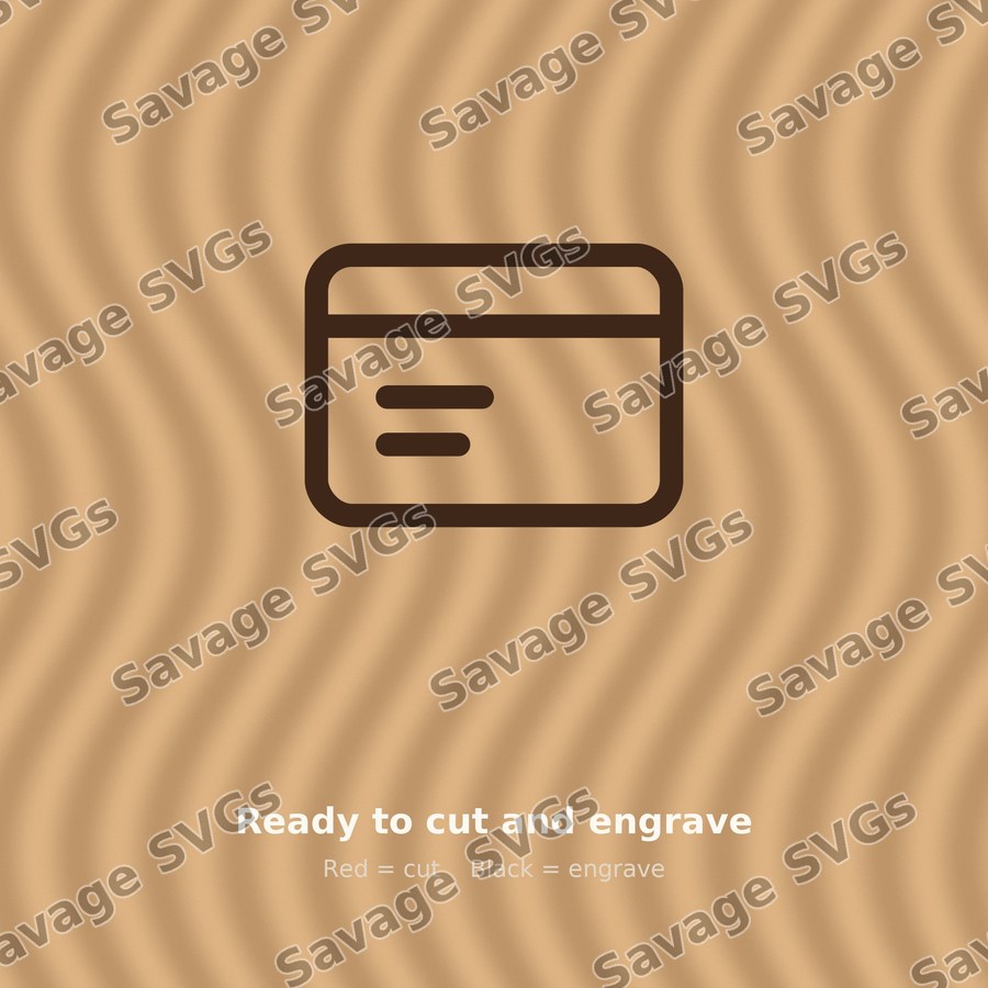 Credit Card Outline