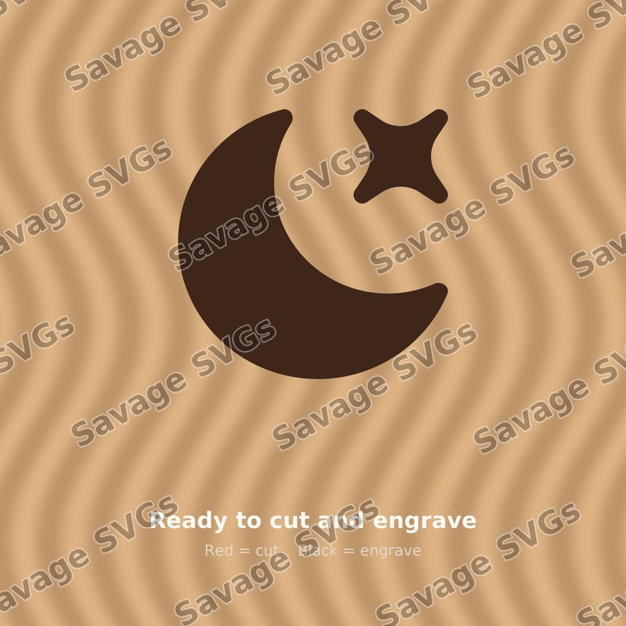 Crescent Moon And Star