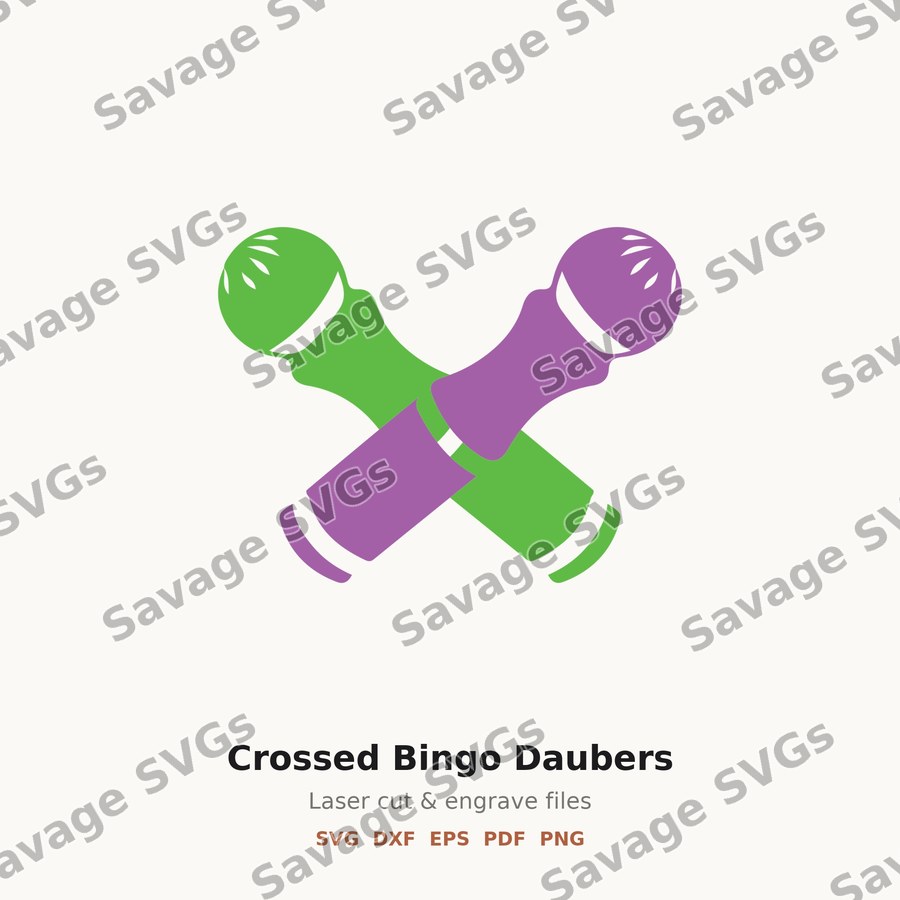 Crossed Bingo Daubers