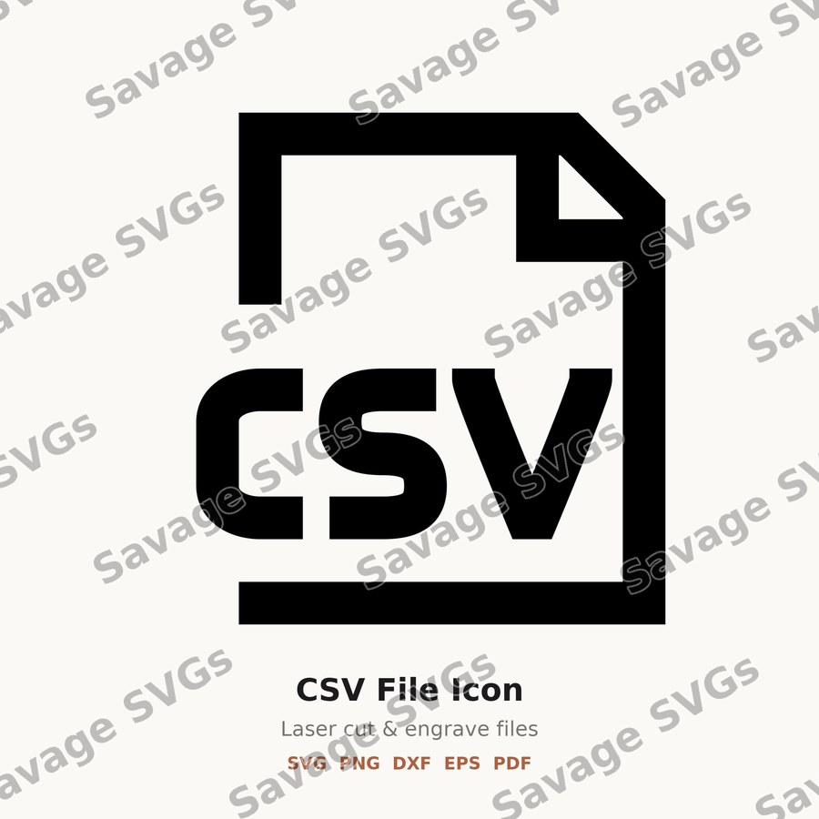 CSV File Icon