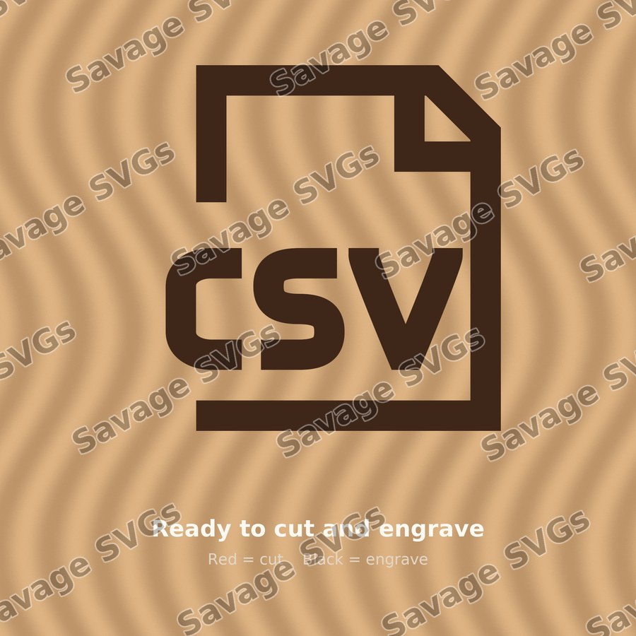 CSV File Icon