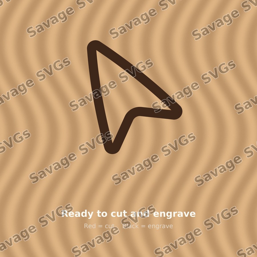 Cursor Arrow Outline