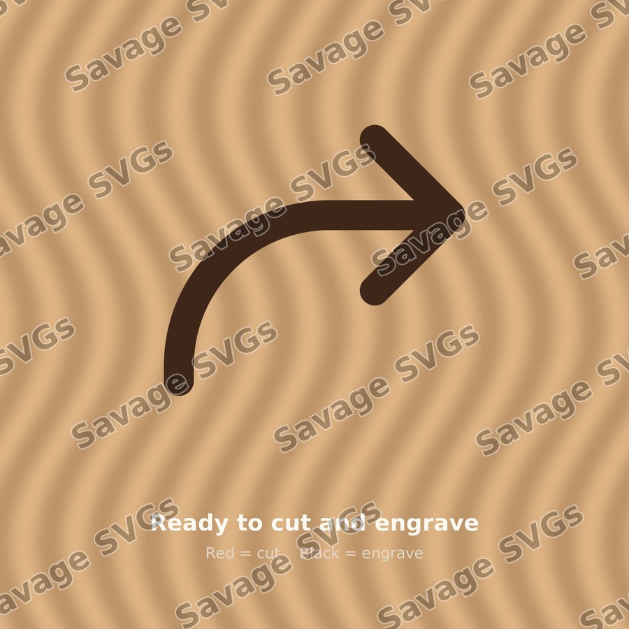 Curved Arrow Right
