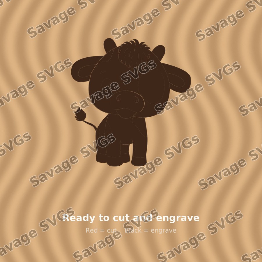 Cute Baby Cow