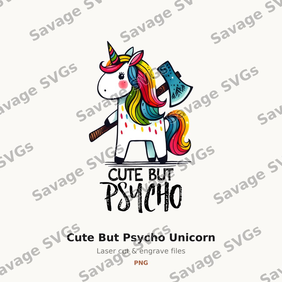 Cute But Psycho Unicorn